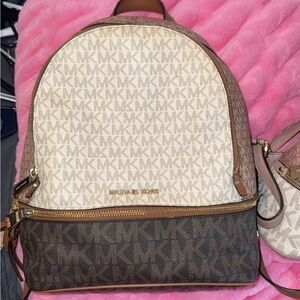 Michael Kors medium backpack. Used but in great condition.